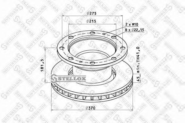 ROCKWELL MBR5001 гальмівний диск