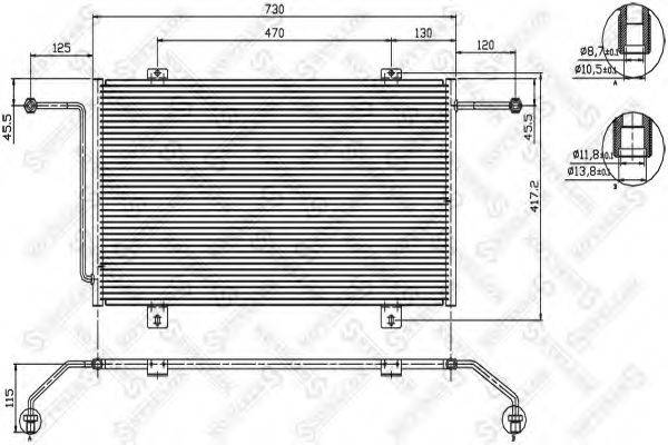 AVA QUALITY COOLING 1018381 Конденсатор, кондиціонер