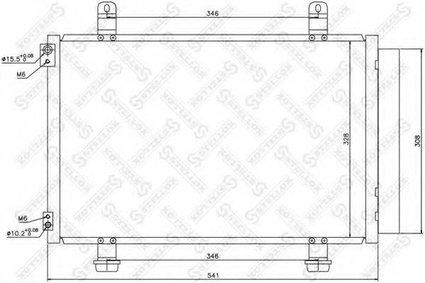 AVA QUALITY COOLING 7104728 Конденсатор, кондиціонер