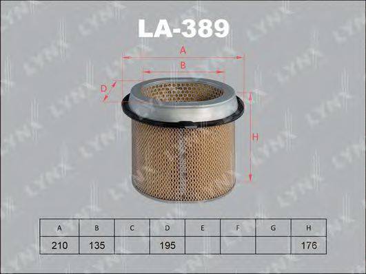 UNION A-389 Повітряний фільтр