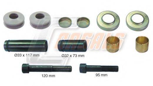 AUGER 54546 Ремкомплект, гальмівний супорт