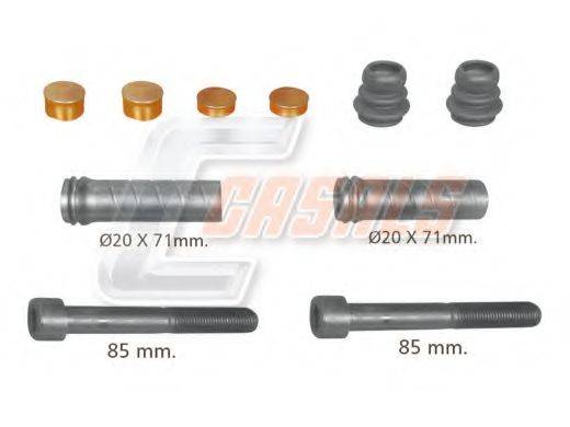 AUGER 54540 Ремкомплект, гальмівний супорт