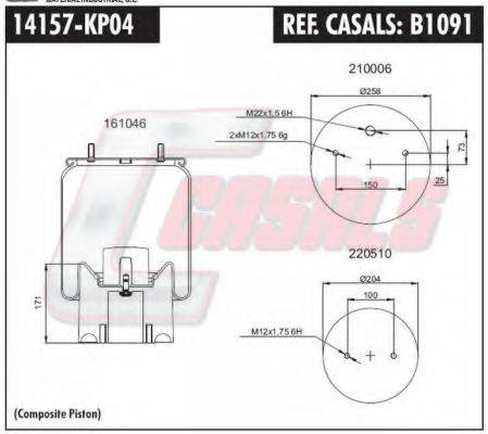 FA1 C294 Кожух пневматичної ресори