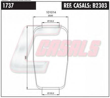 CF GOMMA 89756 Кожух пневматичної ресори