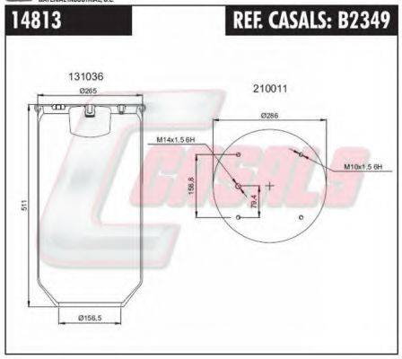 FA1 14813 Кожух пневматичної ресори