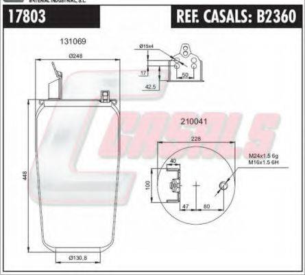 FA1 17803 Кожух пневматичної ресори