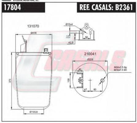FA1 17804 Кожух пневматичної ресори