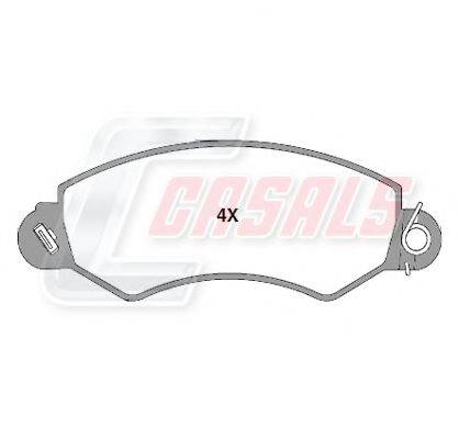 CASALS 24360 Комплект гальмівних колодок, дискове гальмо