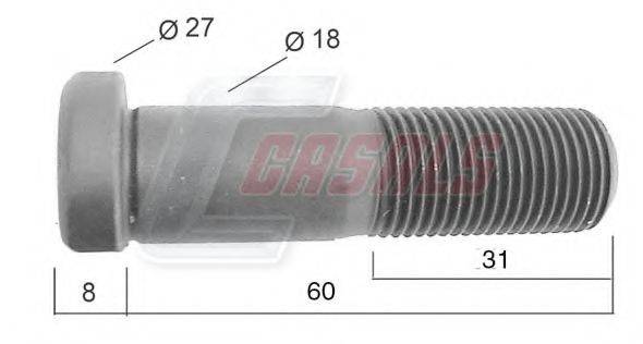CASALS 21526 Болт кріплення колеса