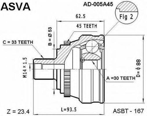 ASVA AD-005A45