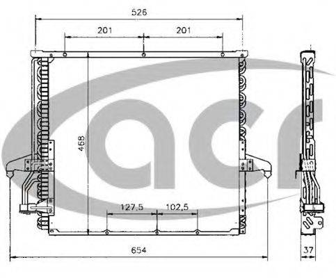 AVA QUALITY COOLING BW5180 Конденсатор, кондиціонер