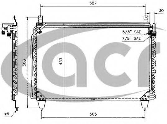 AVA QUALITY COOLING MS5198 Конденсатор, кондиціонер