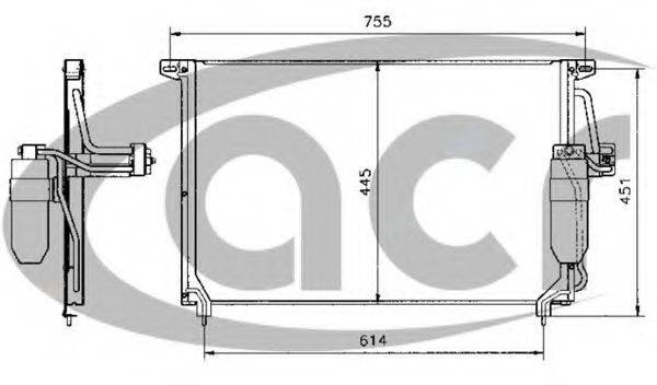 AVA QUALITY COOLING OL5228 Конденсатор, кондиціонер