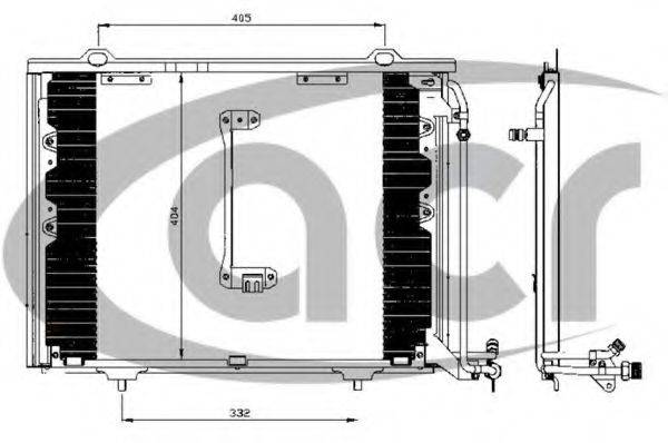 AVA QUALITY COOLING MS5207 Конденсатор, кондиціонер