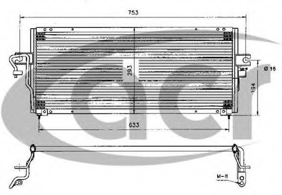 AVA QUALITY COOLING DN5183 Конденсатор, кондиціонер