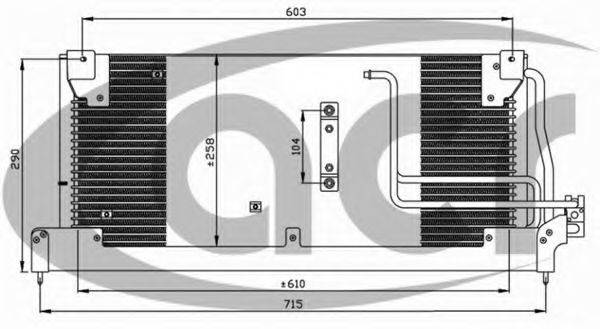 AVA QUALITY COOLING OL5225 Конденсатор, кондиціонер