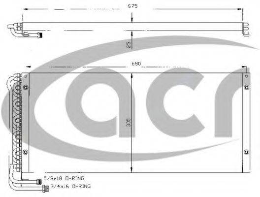 AVA QUALITY COOLING MN5013 Конденсатор, кондиціонер