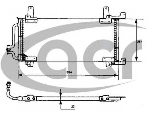 AVA QUALITY COOLING RT5183 Конденсатор, кондиціонер