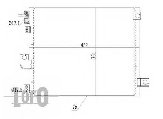 HC-PARTS 260892 Конденсатор, кондиціонер