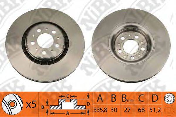 RAYBESTOS 980412 гальмівний диск
