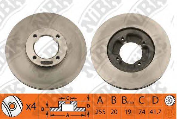 RAYBESTOS 96187 гальмівний диск