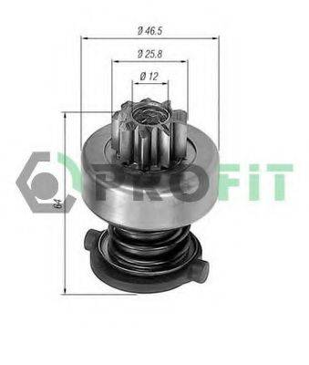 HC-PARTS 131102 Привід із механізмом вільного ходу, стартер