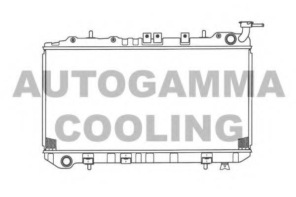 AUTOGAMMA 101221 Радіатор, охолодження двигуна