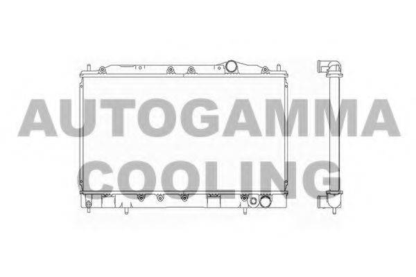 AUTOGAMMA 101453 Радіатор, охолодження двигуна