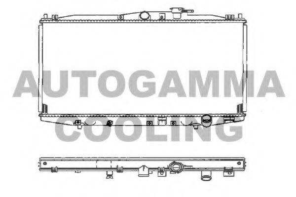 AUTOGAMMA 102097 Радіатор, охолодження двигуна