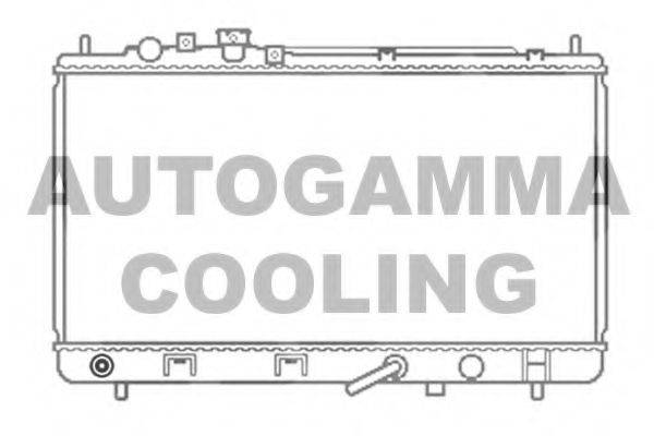 AUTOGAMMA 103057 Радіатор, охолодження двигуна