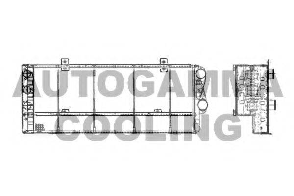 AUTOGAMMA 103342 Радіатор, охолодження двигуна