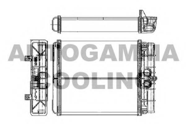 AUTOGAMMA 103451 Теплообмінник, опалення салону