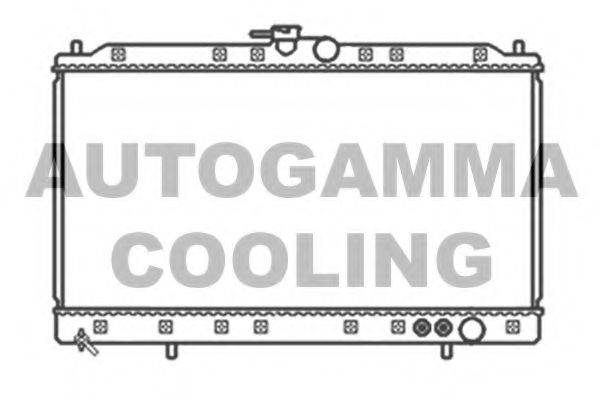 AUTOGAMMA 103488 Радіатор, охолодження двигуна