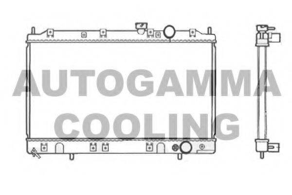 AUTOGAMMA 103494 Радіатор, охолодження двигуна