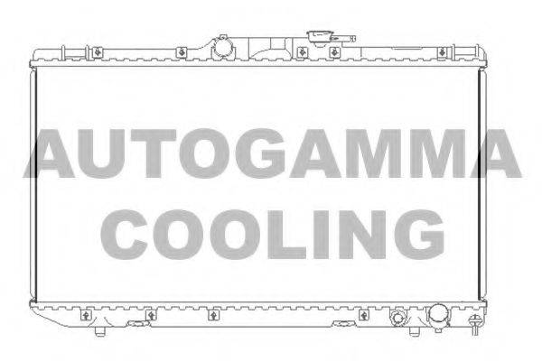 AUTOGAMMA 104118 Радіатор, охолодження двигуна