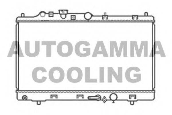 AUTOGAMMA 104673 Радіатор, охолодження двигуна