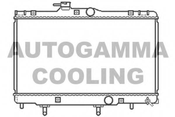 AUTOGAMMA 104722 Радіатор, охолодження двигуна