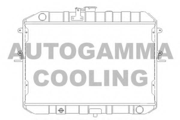 AUTOGAMMA 105153 Радіатор, охолодження двигуна