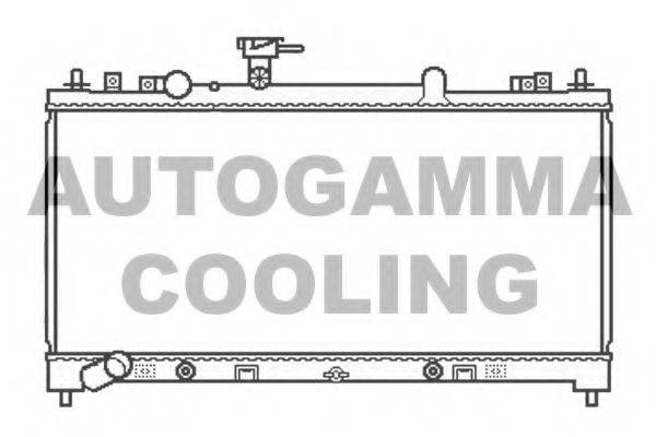 AUTOGAMMA 107039 Радіатор, охолодження двигуна