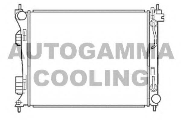 AUTOGAMMA 107068 Радіатор, охолодження двигуна