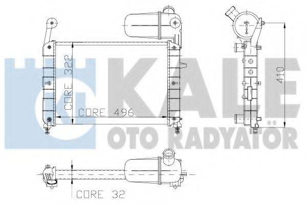 KALE OTO RADYATOR 101500