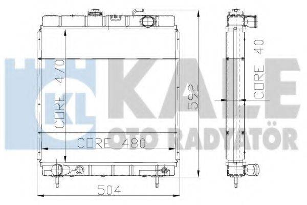 KALE OTO RADYATOR 105900