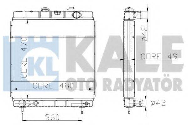 KALE OTO RADYATOR 106200