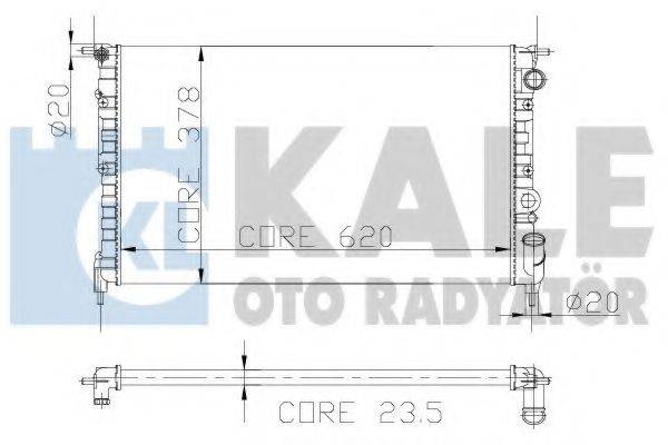 KALE OTO RADYATOR 108200