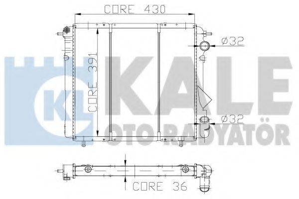 KALE OTO RADYATOR 108600
