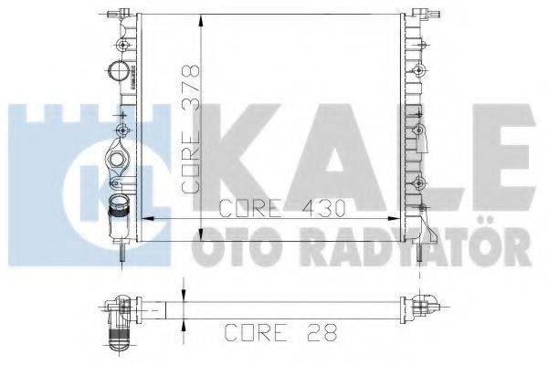 KALE OTO RADYATOR 109300
