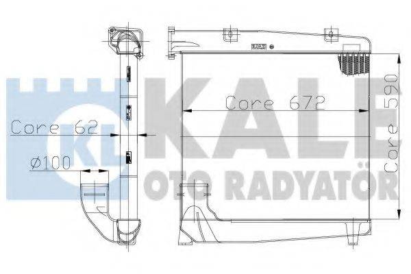 KALE OTO RADYATOR 123600