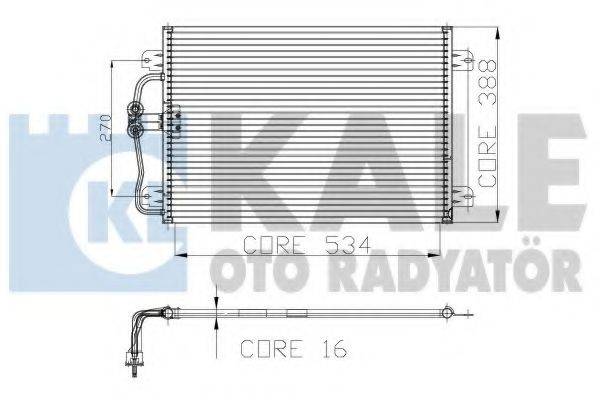 KALE OTO RADYATOR 128100