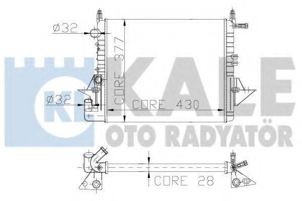 KALE OTO RADYATOR 130400