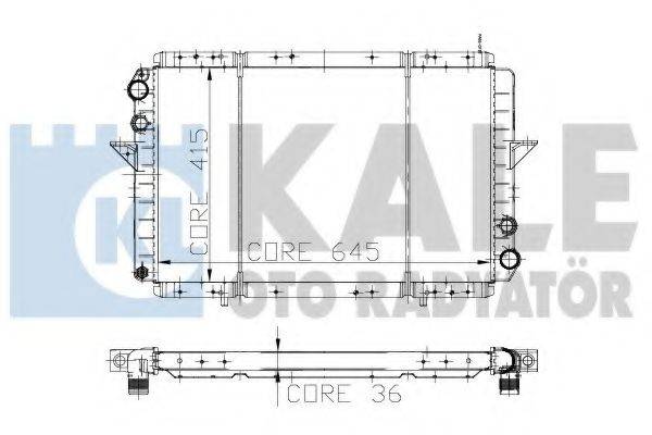 KALE OTO RADYATOR 153699